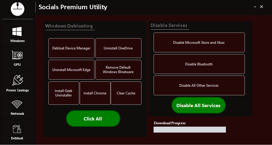 Ultimate Tweaking Utility